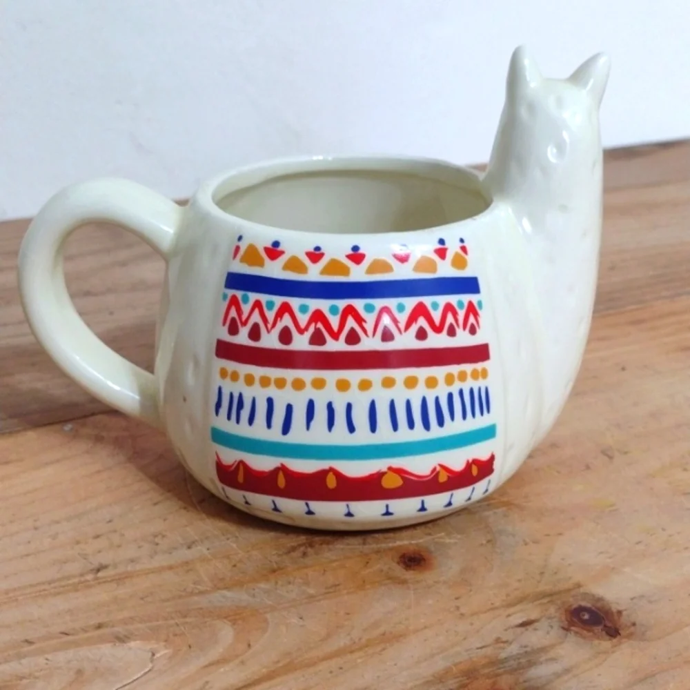 Dave and Buster's Ceramic Alpaca Coffee Mug